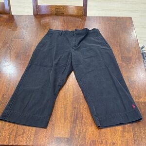 Y2K Woman’s Ralph Lauren Sport Chino Black Capri Pants